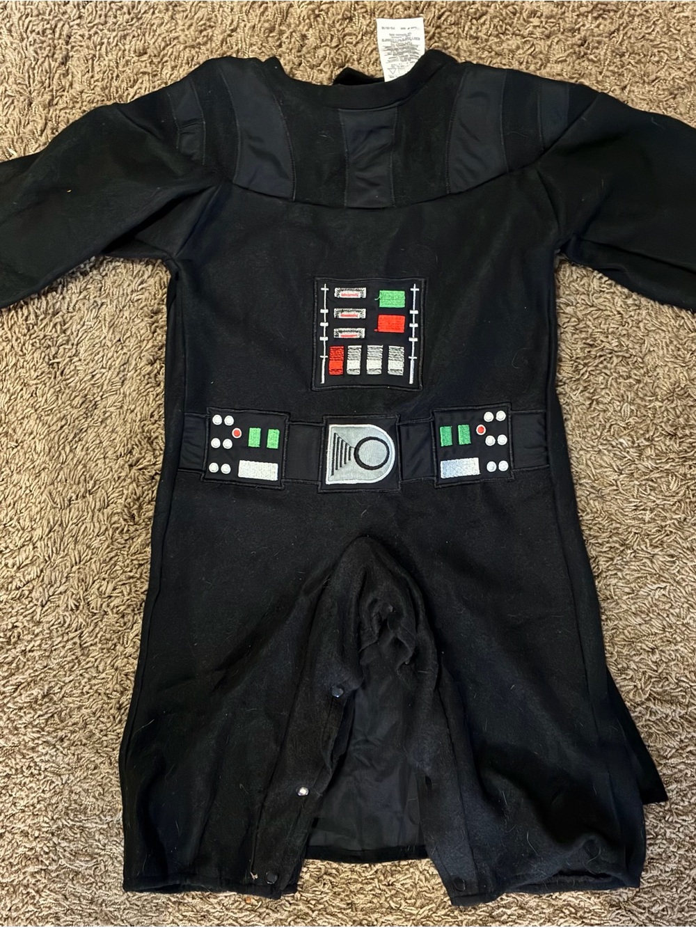 Star Wars Black Kids Darth Vader Control Panel Costume